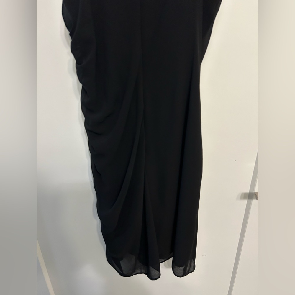 Rebecca Minkoff Kinsley Black Runched Mini Dress - Picture 9 of 9